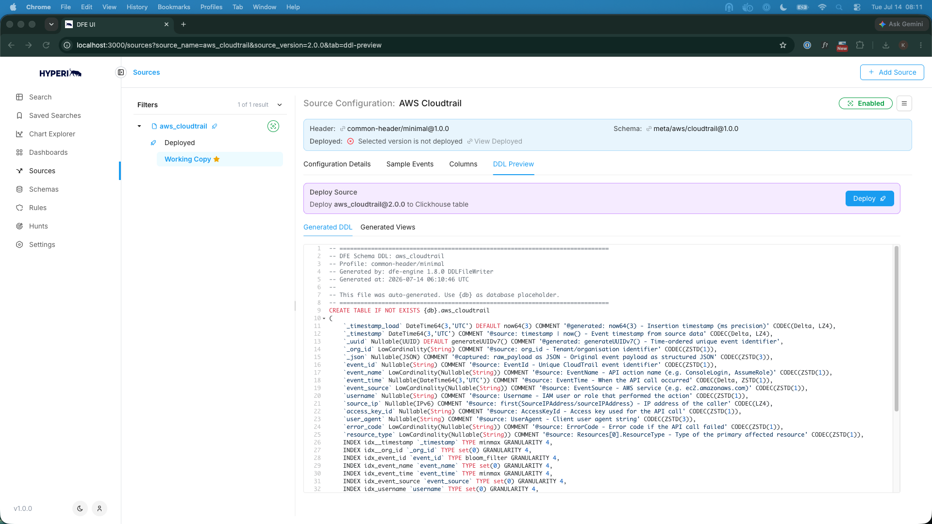 Schema Builds